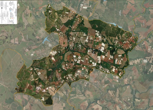 Holambra registra redução territorial após atualização de limites pelo IBGE