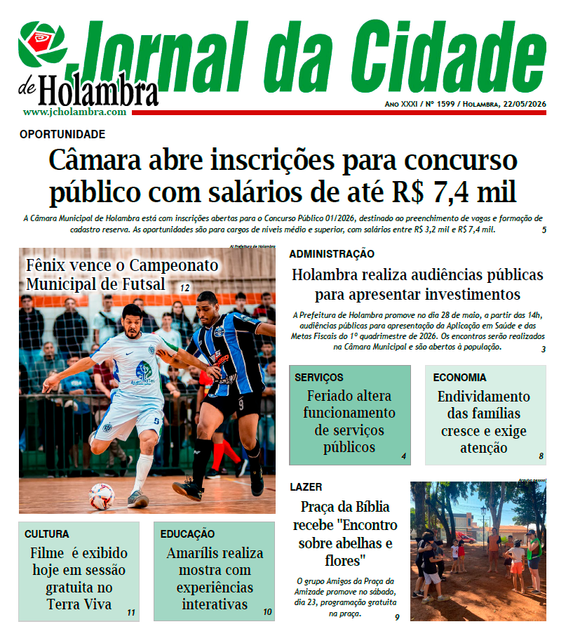 Edição 1599 – 22/05/2026