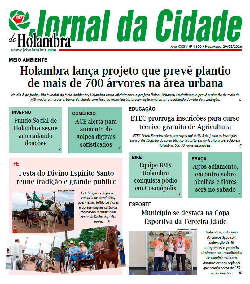 Edição 1600 – 29/05/2026