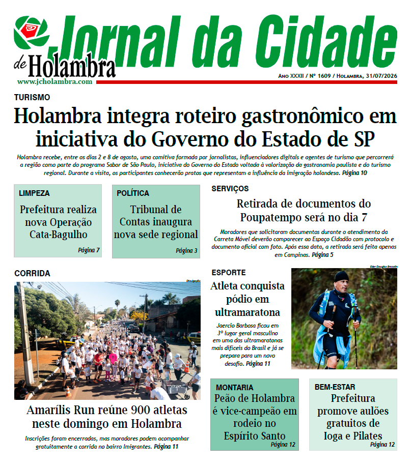 Edição 1609 – 31/07/2026