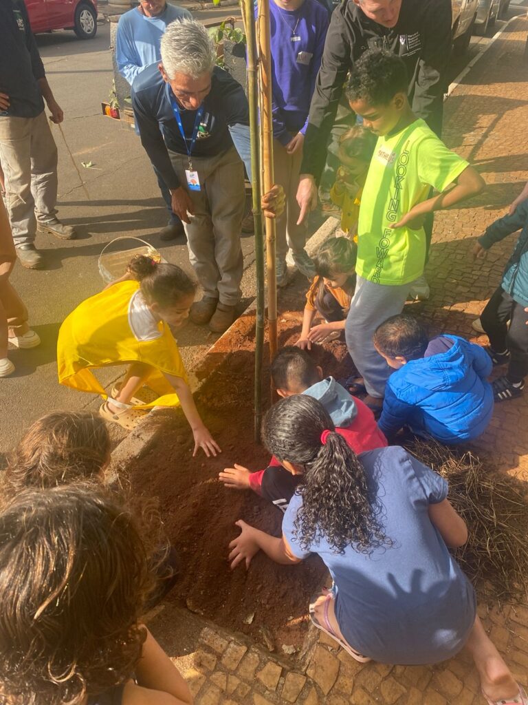 Mutirão de plantio mobiliza moradores e amplia arborização no bairro Imigrantes