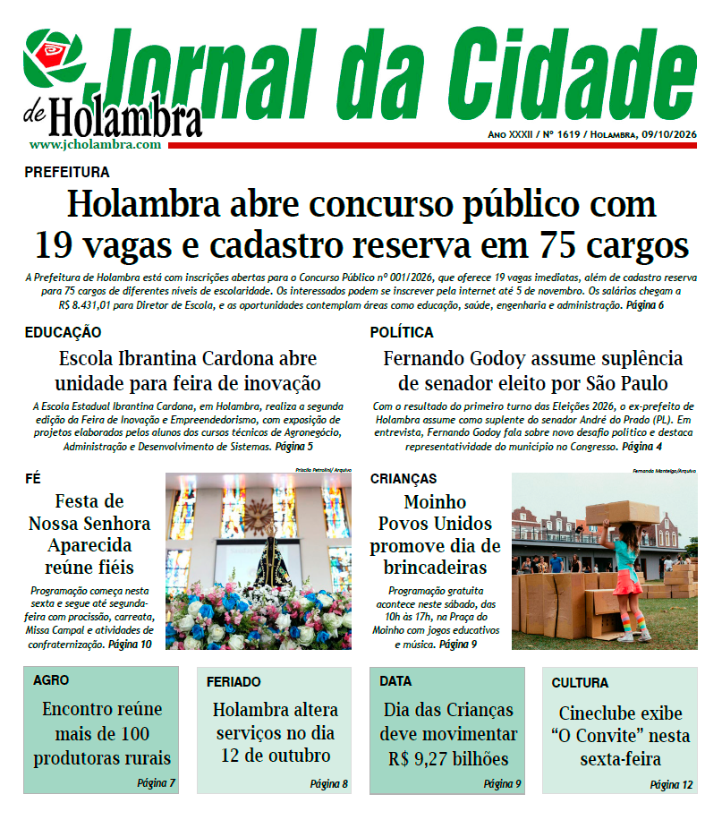 Edição 1619 – 09/10/2026