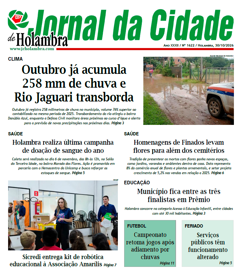 Edição 1622 – 30/10/2026